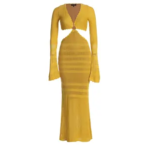 Yellow Blossom Haven Maxi Dress