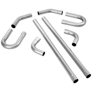 VEVOR Exhaust Pipe, 8 Pcs 2.25 Inch Mild Steel DIY Custom Exhaust Tubing Straight U-Bend Kit with 90 135 Degree Pipes, Galvanized Surface Finish, Universal Fit for Truck, Sedan, Sports Car, SUVVEVOR Super Brand Day