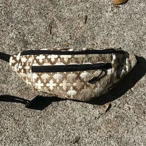 Handmade Fanny Pack Luxury Upholstery Fabric from Turkey
