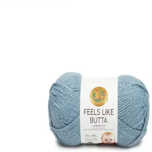 Feels Like Butta Yarn, Velvety-Soft Yarn for Crocheting and Knitting, 1 Pack, Dusty Blue