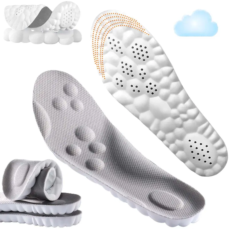 Cloud Insoles - 4D Technology Insole for Sports Work & Everyday Use Comfortable and Versatile Shoe Insert