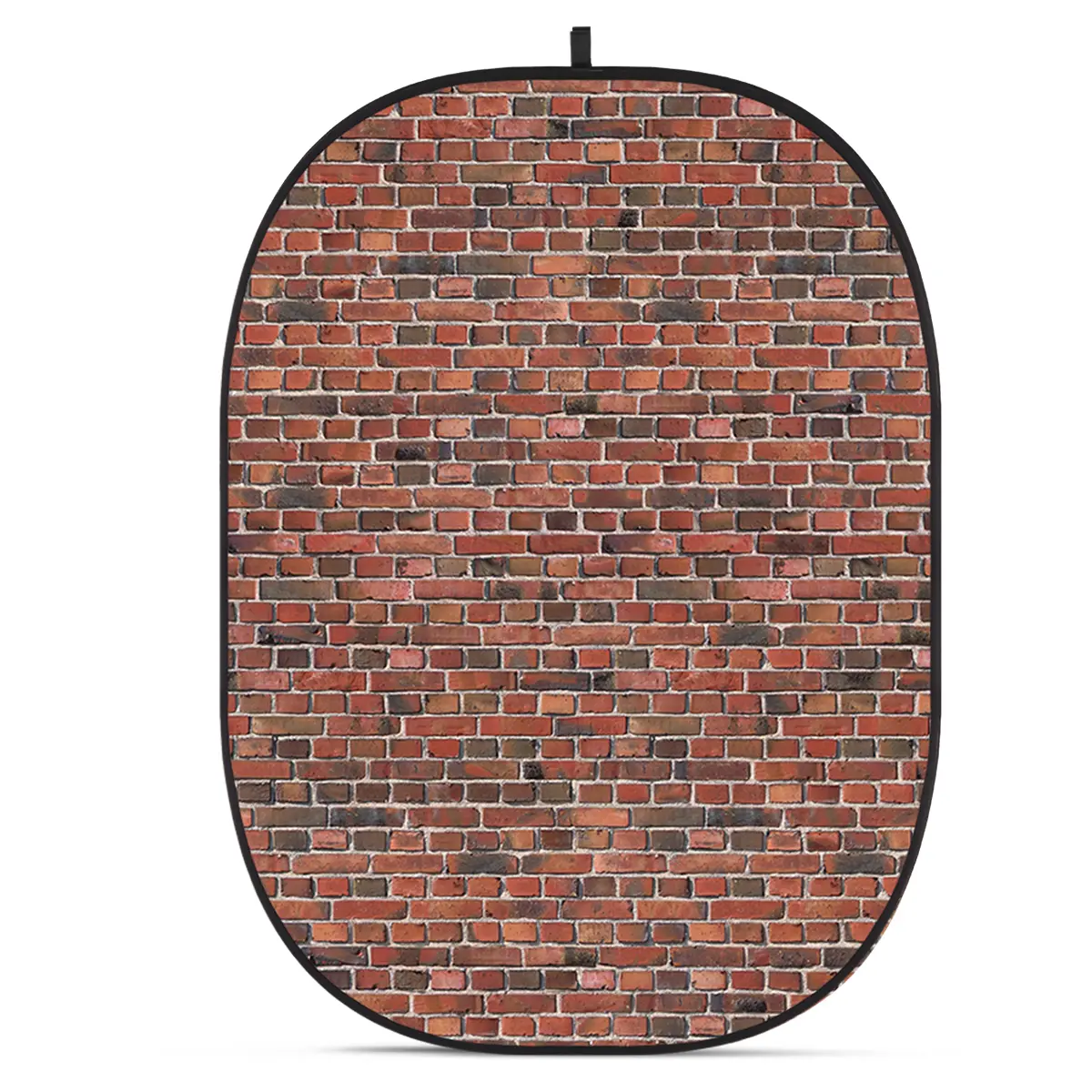 Glow CBA-WB0006 5x6.5' Fabric Collapsible Backdrop, Brick Wall