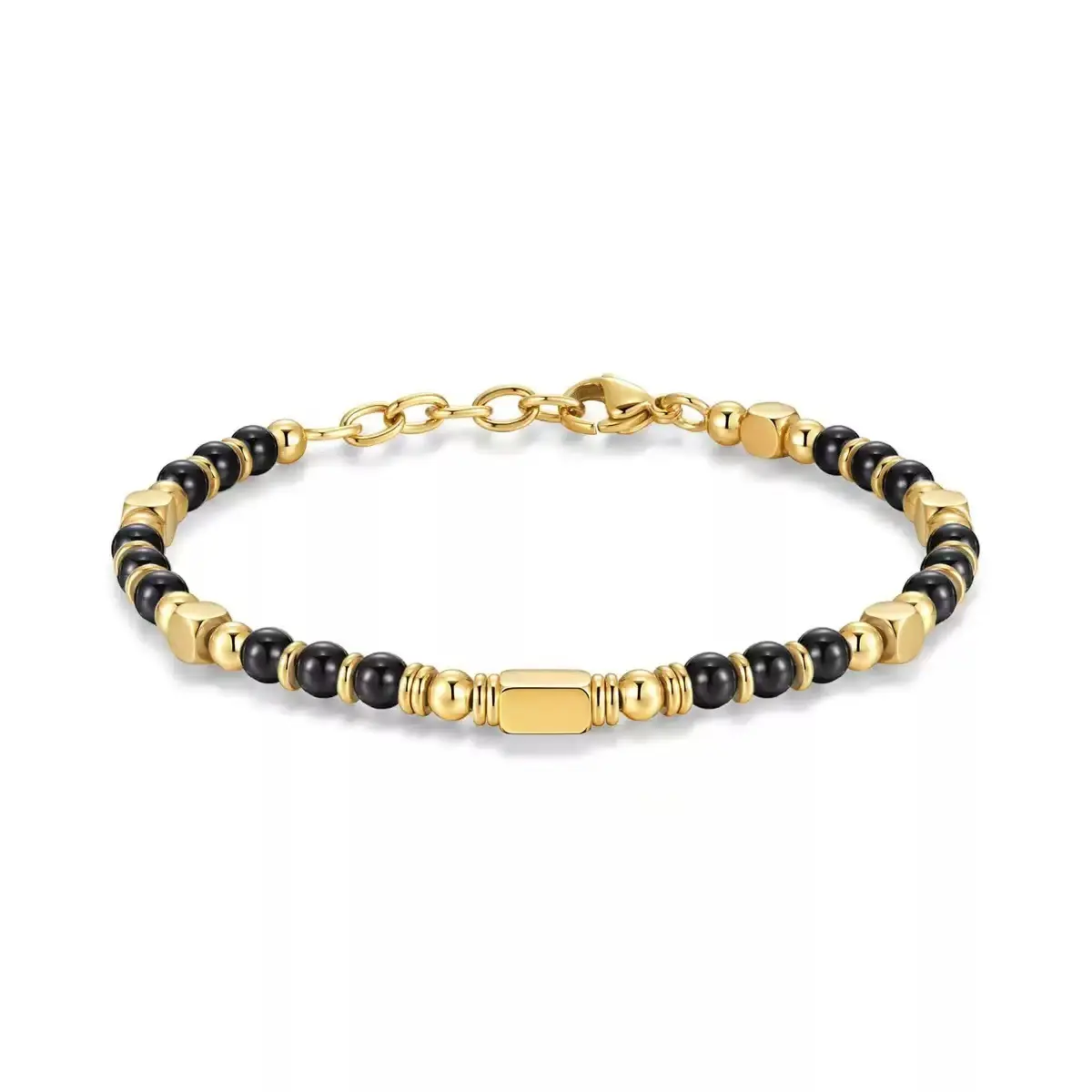 Golden Black Bright Stone