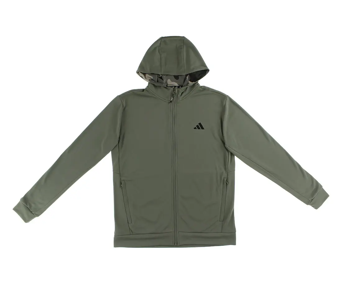 Adidas Aeroready Camo Accent Full Zip Mens Active Hoodies, Activewear, Camo Men's Sports Sweatshirt