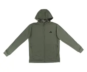 Adidas Aeroready Camo Accent Full Zip Mens Active Hoodies
