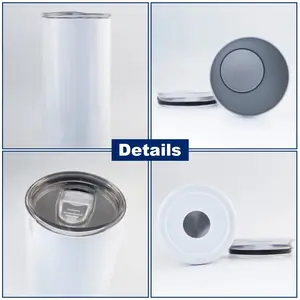 Custom 20oz stainless steel tumbler | Any Design Drinkware Lid Portable