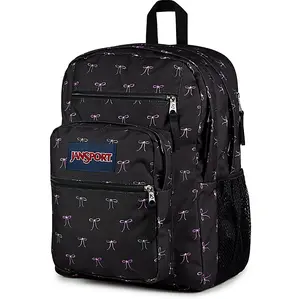 JanSport Big Student Bad Bows Backpack, Includes school bag, lunch box and pencil case, lightweight, Easter gift, school backpack, book bag for students returning to school