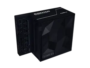 Lian Li Edge Series-1000W Full Modular Power Supply (Fan Hub Included) - Gold-ATX 3.0, 3.1-PCIE 5.1-L-Shape Design for Dual Chamber Case-120mm FDB Fan-Supports up to 4 USB Device  - Black --EG1000G.BH