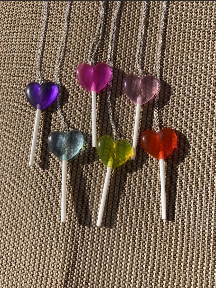 Heart Lollipop Necklaces
