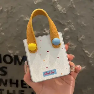 Cute Leather Wave Point Phone Case With Colorful Ball Wrist For Samsung Galaxy Z Flip 7 Flip 6 Flip 5 4 3 flip6 zflip7FE Cover