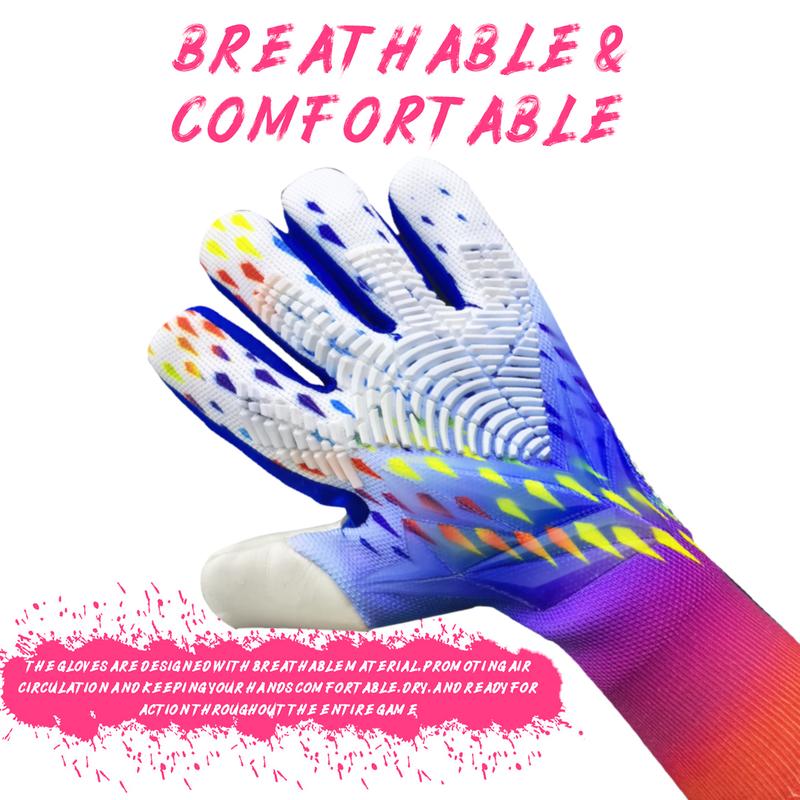 Soccer Goalie Goalkeeper Gloves for Kids Youth and Adult Football Gloves with 4mm Latex Strong Grips Palms Breathable Soccer Goalie Gloves