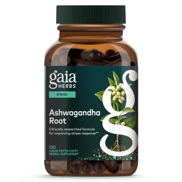 Gaia Herbs Organic Ashwagandha Root Extract - All-Natural Dietary Supplement for Adults - Vegan, Planet-Kind Sourcing, Stress Relief, Deep Sleep Aid, Anxiety Relief, Balanced Energy