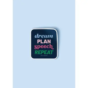 Dream Plan Speech Repeat Sticker