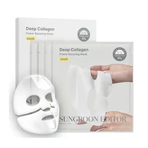 [Sungboon Editor] Deep Collagen Power Boosting Mask 37g (4ea) - Glass Skin, Wrinkle Care, Firming & Pore Refining, Anti Aging, Hydrating, Moisturizing, Radiant Skin