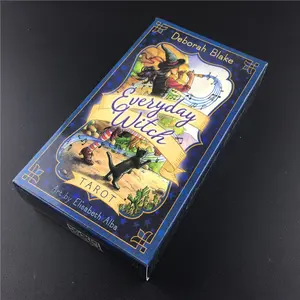 Daily Witch Tarot Cards 78 Cards, No Instructions Included, Perfect for Self-Reading, Ideal for Halloween Theme