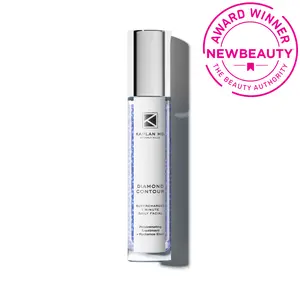 KAPLAN MD SKINCARE Diamond Contour Supercharged 1 Minute Daily Facial with Crushed Diamonds Pineapple & Papaya Enzymes for Radiant Skin - Gel, Aloe, Organic