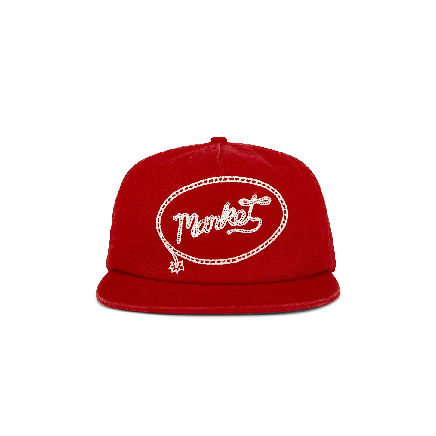 Market Lasso Lockup 5 Panel Hat in Salsa - TikTok Shop