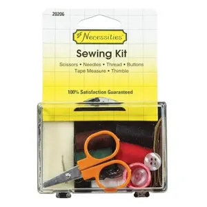 212 MAIN Compact Travel Sewing Kit, 6-Pack Necessities, 20206 Sewing Supplies for Travel On-the-Go Repairs