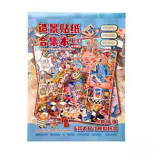 6-in-1 Fantasy Fairy Tale 3D Scene Sticker Book,DIY Miniature Diorama Kit for Journaling & Scrapbooking,Kawaii Gift Set for Women Girls & Teens,PET Sticker Collection