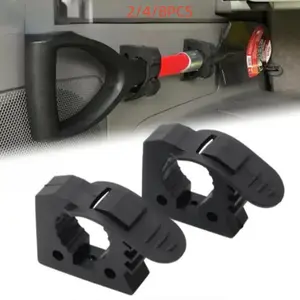 Quick Punch Clamps Set, Adjustable Synthetic Rubber Mounting Clips, Off-Road Car Safety Grips, Atv Utv Truck Accessories