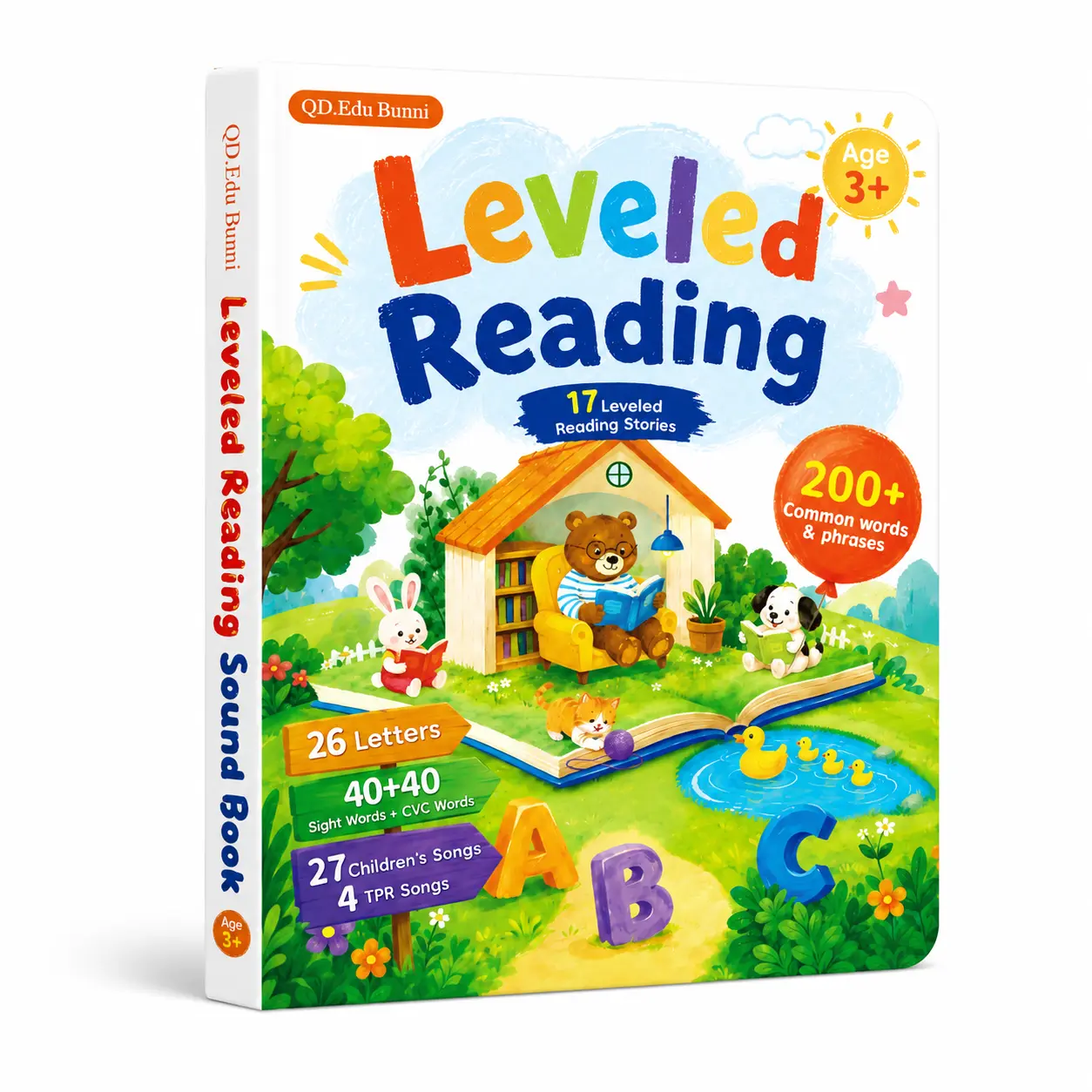 Fun Learning & Educational Toy for Children 3+ – Leveled Reading Sound Book encourages interactive learning, literacy, and curiosity. Perfect gift for birthdays, holidays, or any special occasion. Build skills and spark imagination!