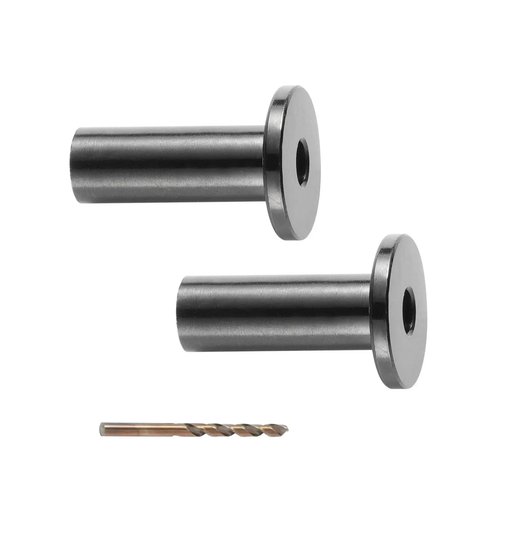 VEVOR T316 Marine Grade Black Stainless Steel Cable Railing Sleeves (1/8in, 101 Pcs) - DIY Balustrade Kit w/ Drill Bit, 0.25-0.27in/6.5mm Railing Hardware for Outdoor, Schools, Commercial Settings