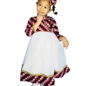 Authentic Dhaka Boutique Dress with Bow Band (Design IV) Casual