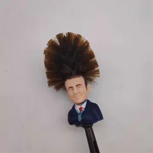Creative Doll Toilet Brush with Base, Funny French Toilet Brush, Unique Bathroom Accessory, Humorous Design, Perfect Gift Idea