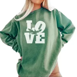 [SALE OFF TO 35%] Eagles Football Crewneck Sweatshirt, Retro Game Day Sweater, Eagles Love Design, For Men and Women