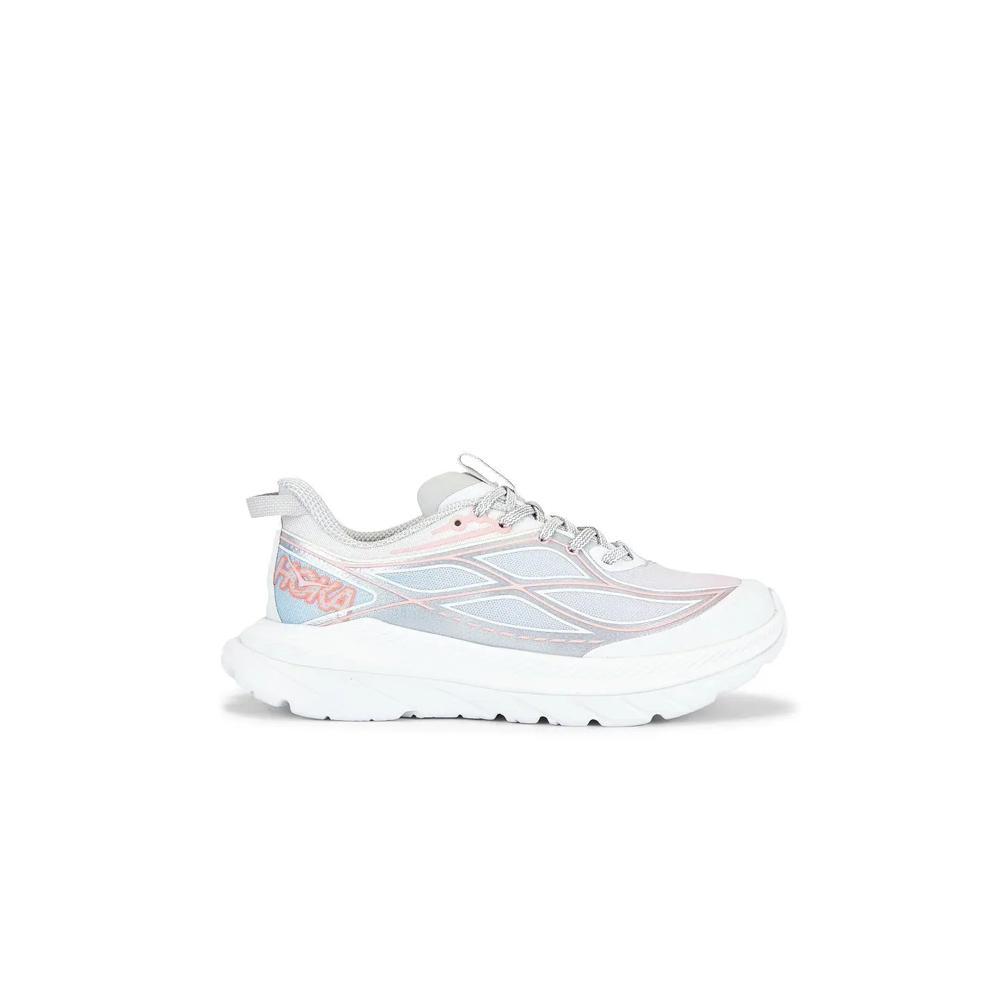 HOKA Mach Remastered Aura Sneaker in Cosmic Grey & Dewy Pink