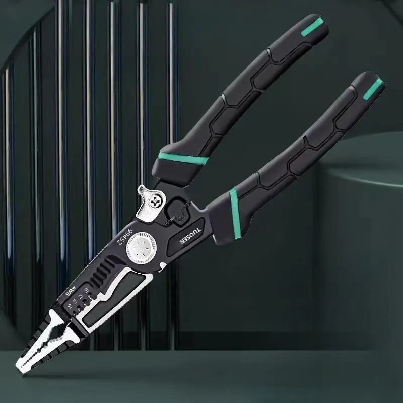 Multifunctional Manual Electrician Plier, Manual Electrician Special Plier, Construction Tools, Anti-slip and Comfortable Handle Plier, Electrician To