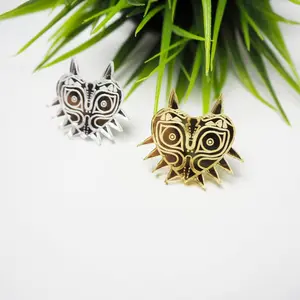 Majora's Mask Pin - Silver or Gold | Mirrored Acrylic