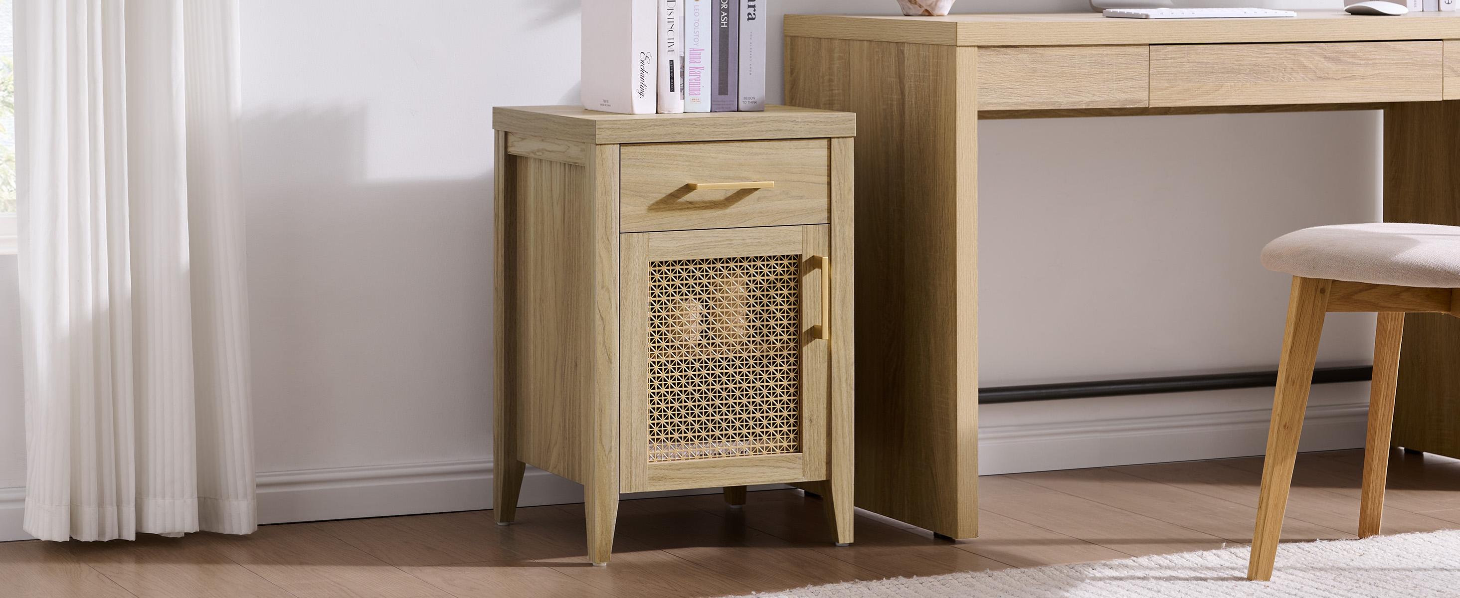 SICOTAS Tall Nightstands Set of 2 with Drawer, Mid Century Modern Wood Night Stand Rustic Bedside Tables with Storage, Vintage End Tables with Metal Mesh Door for Bedroom, Brown Oak SICOTAS Tall Nightstands Set of 2 with Drawer, Mid Century Modern Wood Night Stand Rustic Bedside Tables with Storage, Vintage End Tables with Metal Mesh Door for Bedroom, Brown Oak