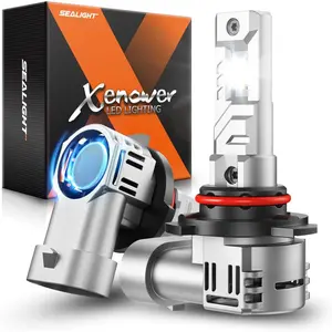 2015 GMC Sierra 2500 HD 9012/HIR2 80W 6500K White IP68 LED Headlight Bulbs 2PCS SEALIGHT X1S