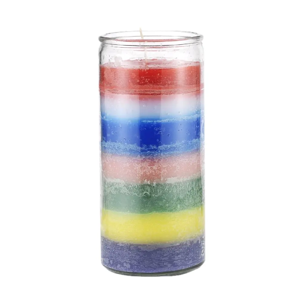 14 Day Plain 7 Color Candle