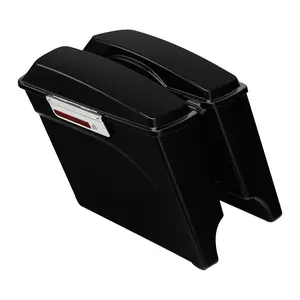 TCMT 5" ABS Stretched Extended Saddlebags Fit For Harley Street Electra Glide 1993-2013