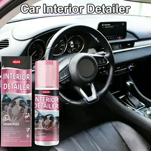 Car Interior Care Spray, 100ML Gentle Neutral Formula, Renews Plastic Trim, Seats, Steering Wheel, Easy & Quick Refresh, 1/2/3 Bottles, Car Interior Cleaner, Car Detailer, Car Detailing Products
