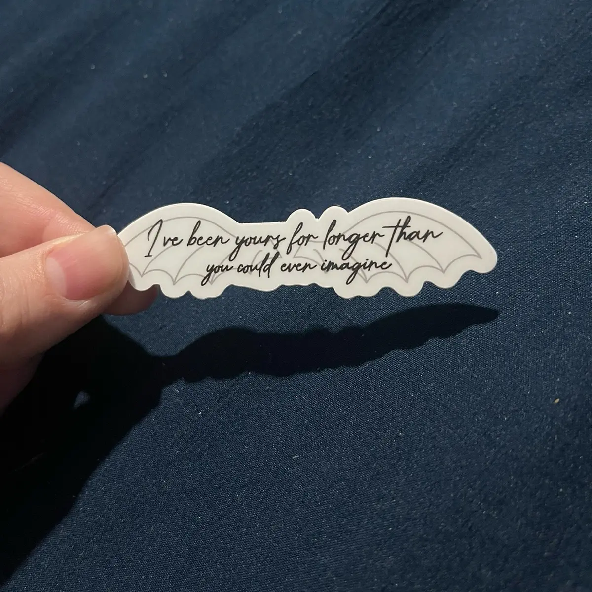 Fourth Wing Sticker Xaden Quote - I've Been Yours for Longer Than You Could Ever Image Waterproof