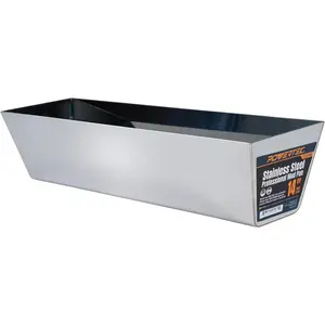 14" Stainless Mud Pan, Tapping Repair Tool, Compound Holder (72205)