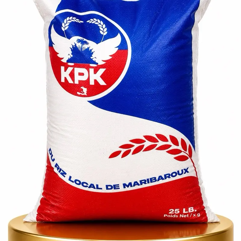 KPK Premium Haitian White Rice Grain – 25 lb Bag