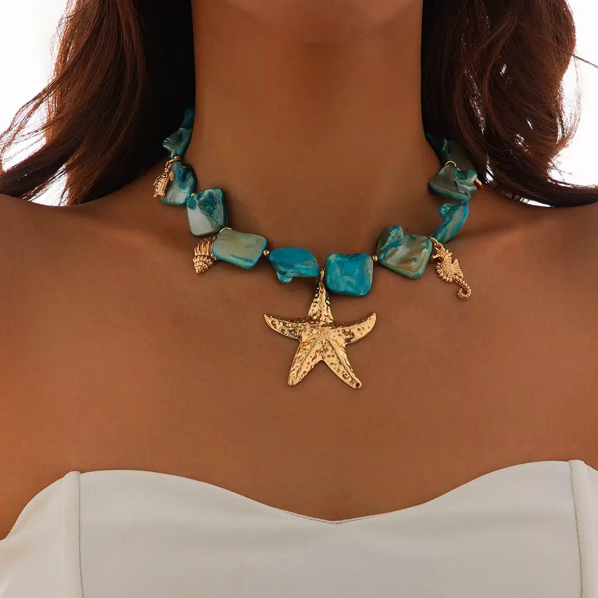 Aqua Necklace
