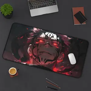 Anime Desk Mat, Sukuna, Itadori Yuji, Jujutsu Kaisen - Gaming Mat, Mouse Pad, Office Decor, Gift for Fans, Unique Workspace Decoration, JJK