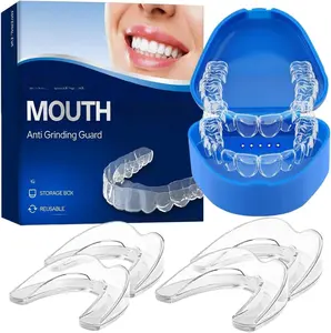 Anti Grinding Mouth Guard for Clenching Teeth at Night, Teeth Grinding Mouthguards for Sleeping, Mouth Guard for Grinding Teeth at Night, Night Guards for Teeth Grinding for Adults