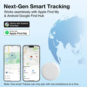OTIC Smart Tag Universal Bluetooth Item Tracker for iOS & Android Works with Apple Find My & Google Find My Key Finder for Wallet Luggage Backpack Keys Pets IP67 Waterproof Lightweight Compact Tracking Labels