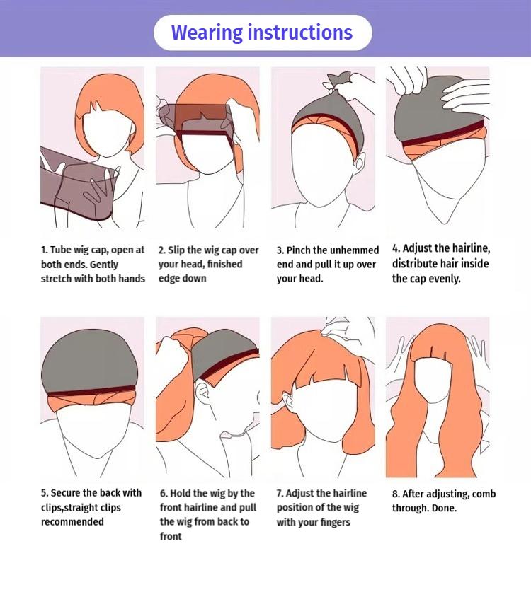 Lotfon Women's non-adhesive synthetic wig, Brown with white highlights big wave style, adjustable head circumference, comfortable fit, easy to wear, lightweight and breathable, instantly changes your style, suitable for daily wear and cosplay.