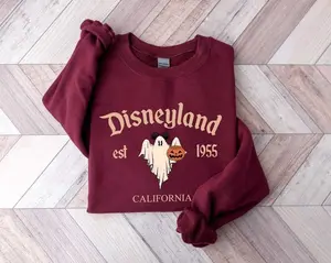[Sale off up to 50%] Halloween Sweatshirt, Disneyland Sweatshirt, Cute Ghost Shirt