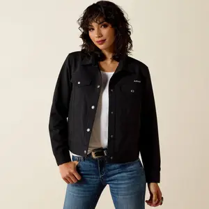ARIAT WOMENS WAGONER LIGHTWEIGHT JACKET BLACK 10071122