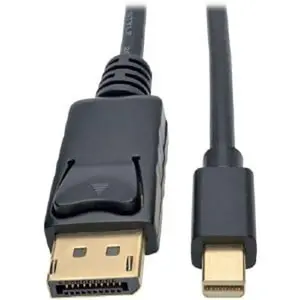 Tripp Lite P583-003-BK 3 ft. Mini DisplayPort to DisplayPort Adapter Cable, Black, Digital Computer Accessories