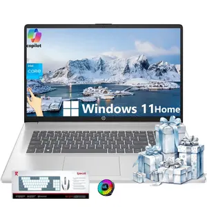 HP 15.6" Touchscreen Laptop | Win 11 Home, 13th Gen i3, Copilot AI, Up to 32GB RAM, 512GB SSD, Wi‑Fi 6, Bundle Accessory,Suit for Business&Student