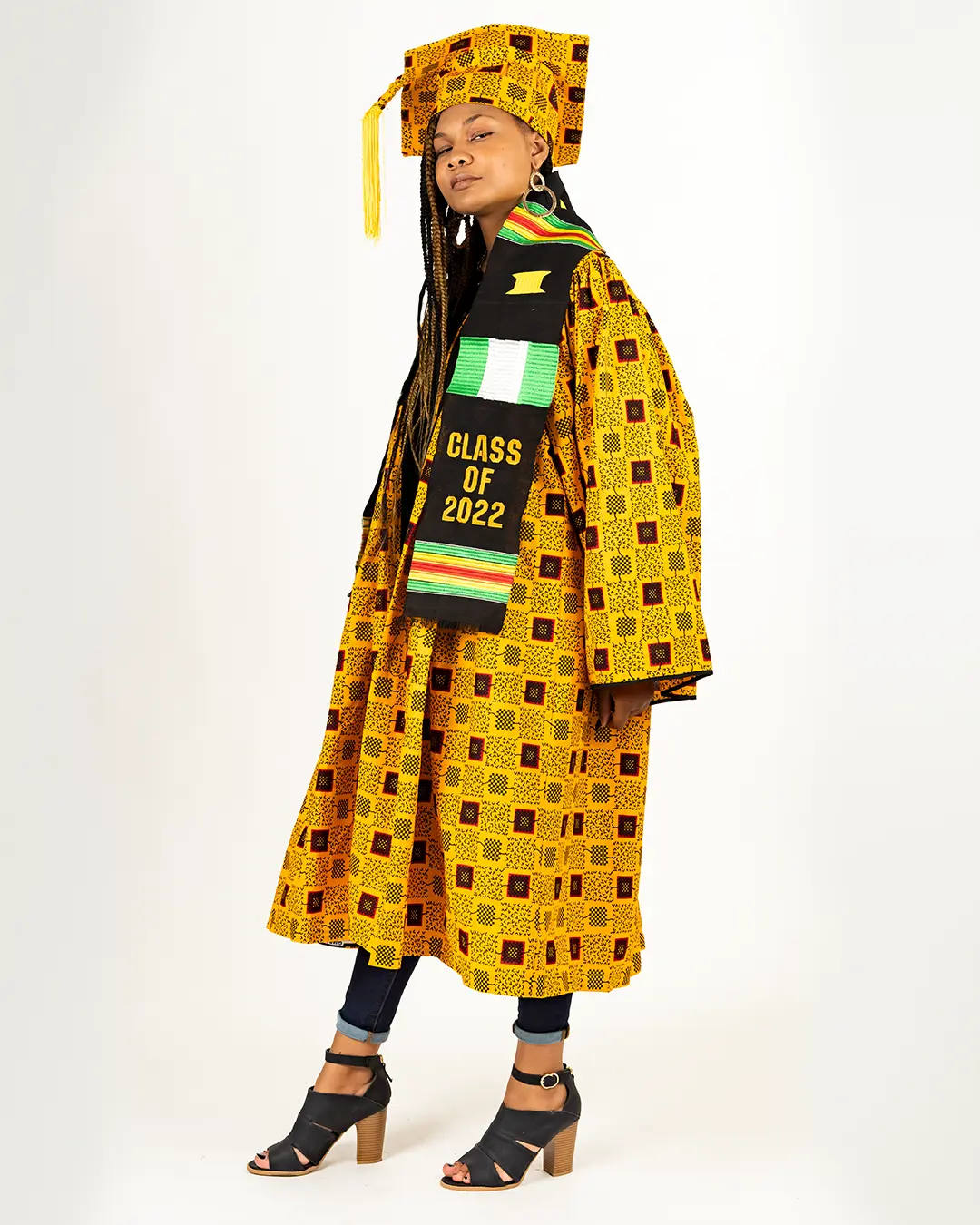 Ahenfo Choir Robe / Graduation Gown With Cap